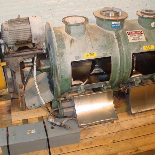 43 Cu Ft Littleford Model FKM1200D S/S Plow Mixer