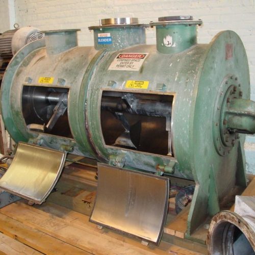 43 Cu Ft Littleford Model FKM1200D S/S Plow Mixer