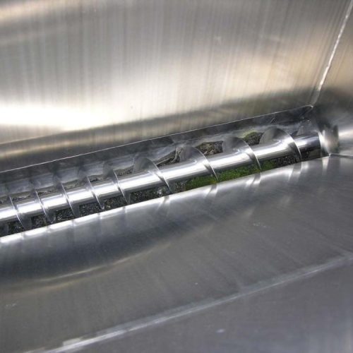 American Process S/S 7 in Dia Screw Feeder with 40 Cu Ft Hopper