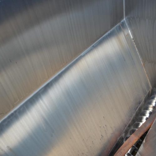 American Process S/S 7 in Dia Screw Feeder with 40 Cu Ft Hopper