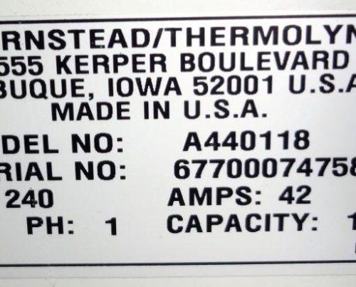 Barnstead Thermolyne Model A440118 Mega Pure Automatic Water Distillation Unit