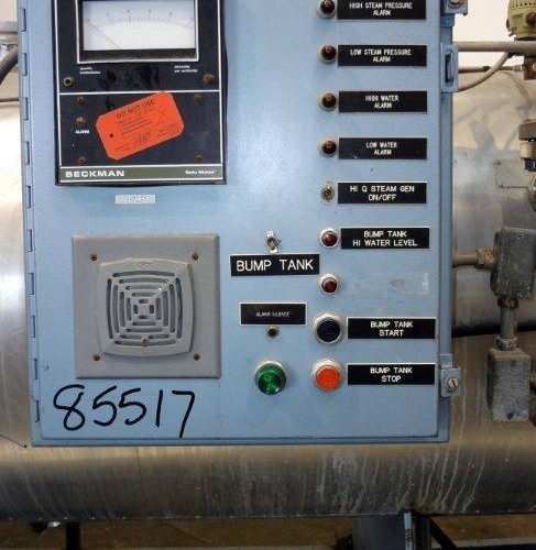 Patterson Kelley Series 380 394 Sq Ft 316L S/S Packaged Unfired Steam Generator