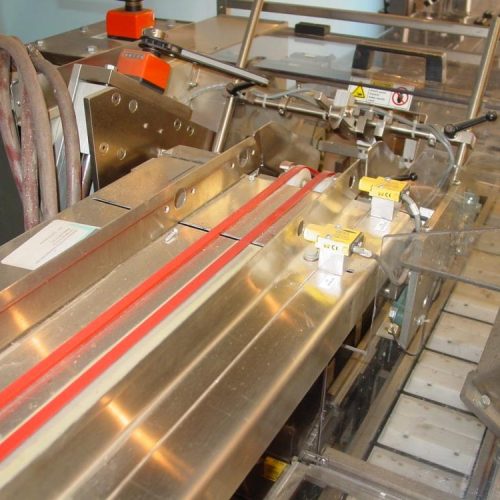 MGS MCM500 Glue S/S 1/2 in – 2.75 in Pitch Cartoner with GUK Leaflet Feeder System