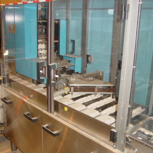MGS MCM500 Glue S/S 1/2 in – 2.75 in Pitch Cartoner with GUK Leaflet Feeder System
