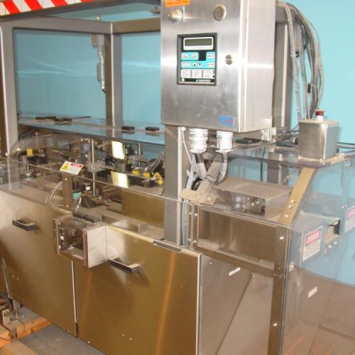MGS MCM500 Glue S/S 1/2 in – 2.75 in Pitch Cartoner with GUK Leaflet Feeder System