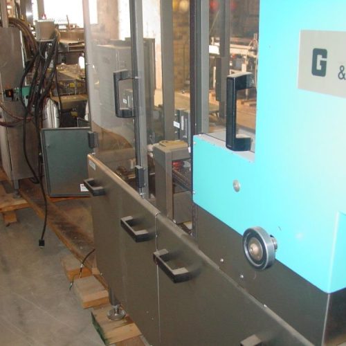 MGS MCM500 Glue S/S 1/2 in – 2.75 in Pitch Cartoner with GUK Leaflet Feeder System