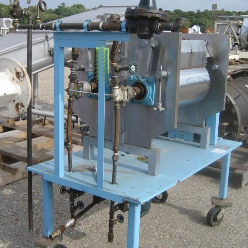 Overton Model GF10 18 in x 10 in S/S Double Drum Dryer