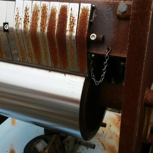 Overton Model GF10 18 in x 10 in S/S Double Drum Dryer