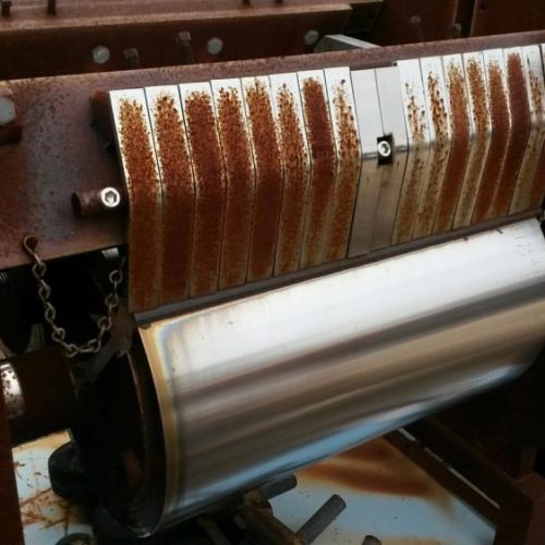 Overton Model GF10 18 in x 10 in S/S Double Drum Dryer