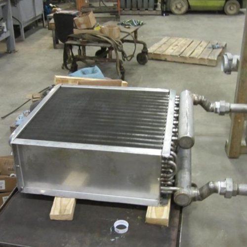 Semco Model 124 24 in x 24 in S/S Fintube Air Cooled Heat Exchanger