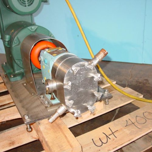 Waukesha Model 018 Jacketed 1.5hp Positive Displacement Pump