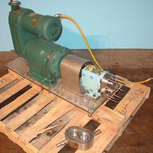 Waukesha Model 018 Jacketed 1.5hp Positive Displacement Pump