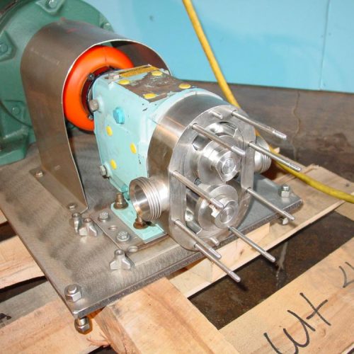 Waukesha Model 018 Jacketed 1.5hp Positive Displacement Pump