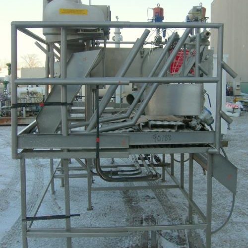 BOC 13ft L Twin S/S Segmented Screw Liquid Nitrogen Cryogenic Cooling System