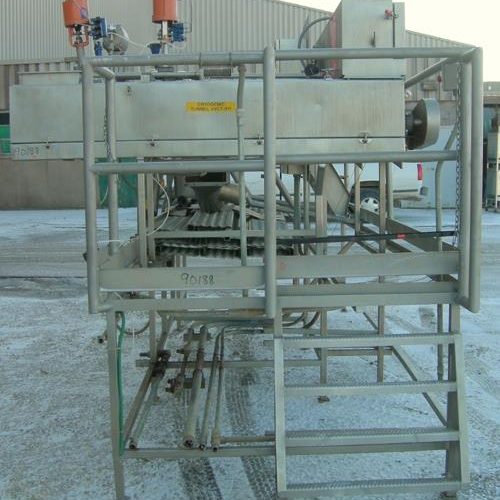 BOC 13ft L Twin S/S Segmented Screw Liquid Nitrogen Cryogenic Cooling System