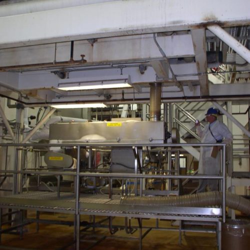 BOC 13ft L Twin S/S Segmented Screw Liquid Nitrogen Cryogenic Cooling System