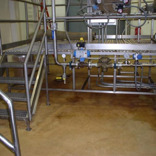 BOC 13ft L Twin S/S Segmented Screw Liquid Nitrogen Cryogenic Cooling System