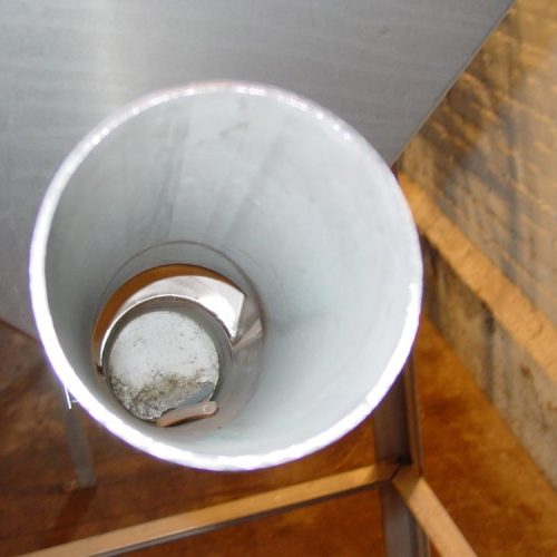 Hapman Model 500SS S/S Dump Hopper for flexible screw conveyor