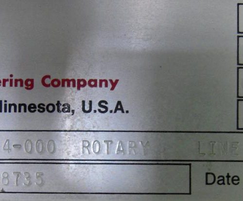 Thiele Linear Model 34-000 Outserter w/ Nordson Series 3400