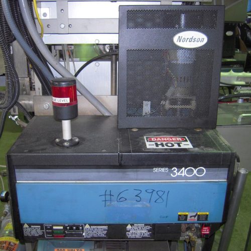 Thiele Linear Model 34-000 Outserter w/ Nordson Series 3400