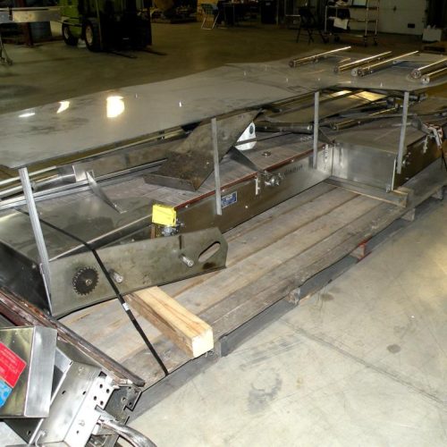 Ambeck S/S single filer with manual bottle dump station