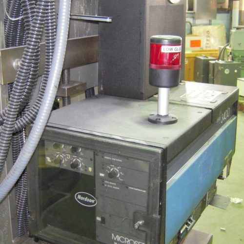 Thiele Linear Model 34-000 Outserter w/ Nordson Series 3400
