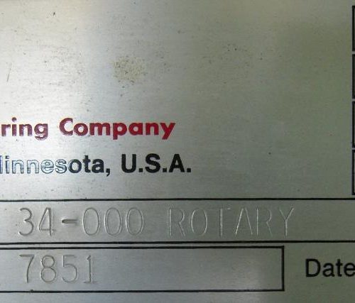 Thiele Linear Model 34-000 Outserter w/ Nordson Series 3400