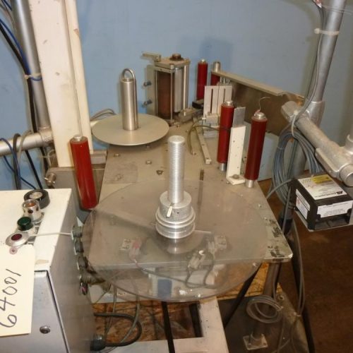 Stackpole Model SM900 Pressure Sensitive Wipe on Case Labeler w/ Portable Stand