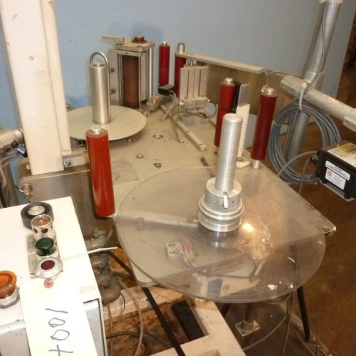 Stackpole Model SM900 Pressure Sensitive Wipe on Case Labeler w/ Portable Stand