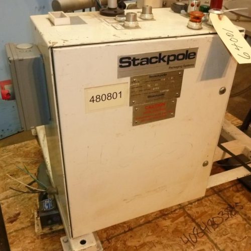Stackpole Model SM900 Pressure Sensitive Wipe on Case Labeler w/ Portable Stand