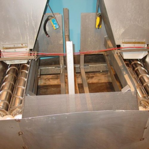 Heat and Control Dual Feeder Twin Screw Potato Metering System