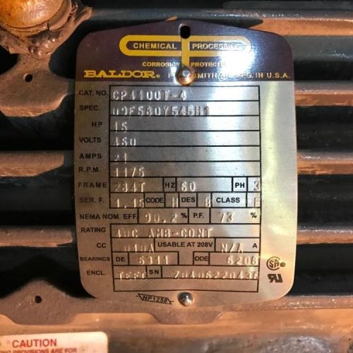 Bowers Model 720A 15 HP High Speed Disperser