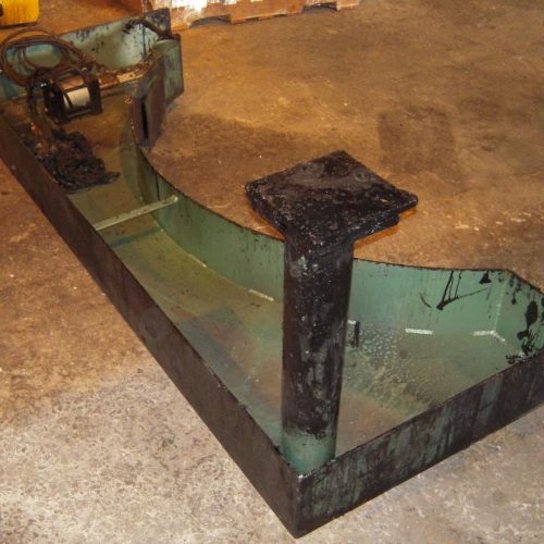 Schold 150 HP Coaxial Dispersion Mixer with Hydraulic Lift and Tank