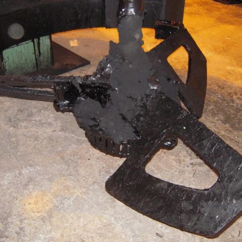 Schold 100 HP Coaxial Dispersion Mixer with Hydraulic Lift and Tank