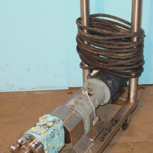 Waukesha Model 18 S/S XP Positive Displacement Pump on S/S Cart