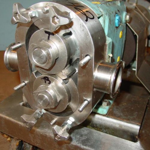 Waukesha Model 18 S/S XP Positive Displacement Pump on S/S Cart