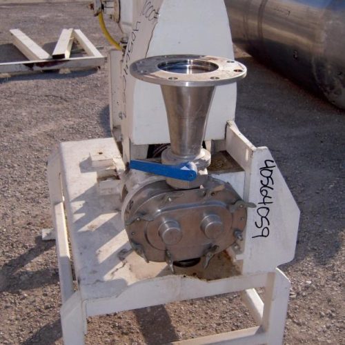 Waukesha Model 55 11.5 HP S/S Vertical Rotary Positive Displacement Pump