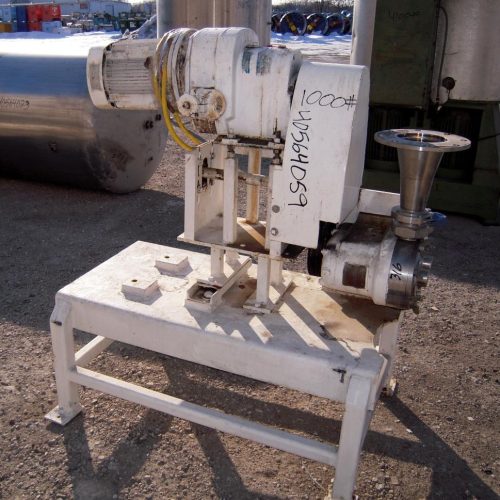 Waukesha Model 55 11.5 HP S/S Vertical Rotary Positive Displacement Pump