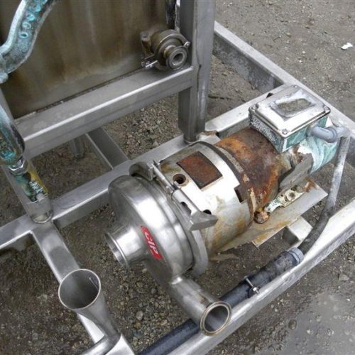 Sani Matic 12 in x 24 in 304 S/S Rotary wedge air Drum Strainer