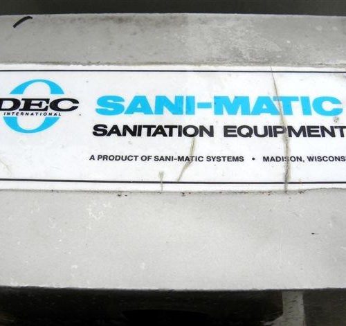 Sani Matic 12 in x 24 in 304 S/S Rotary wedge air Drum Strainer