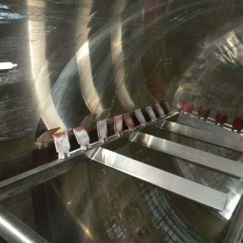 850 Gallon Lee Model 850U9MS 316 S/S Vertical Double Motion Vacuum Processor