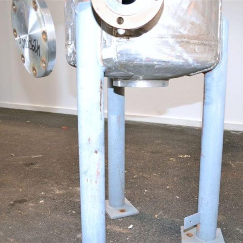 45 Gallon Industrial Alloy 304L S/S Dished Top and Bottom Vertical Pressure Tank