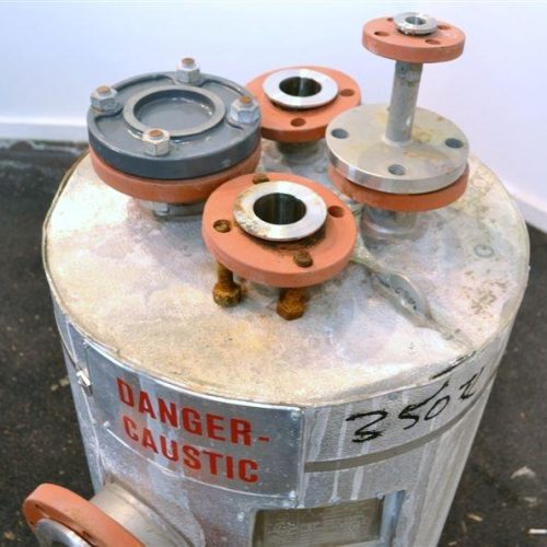 20 Gallon Precision 304L S/S Dished Top and Bottom Vertical Pressure Tank