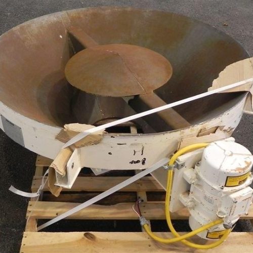Carman Inddustries model 4GBD C/S 48 in dia Vibrating Bin Discharger
