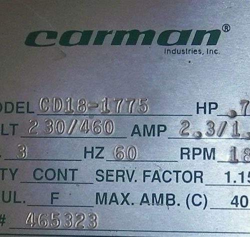 Carman Inddustries model 4GBD C/S 48 in dia Vibrating Bin Discharger