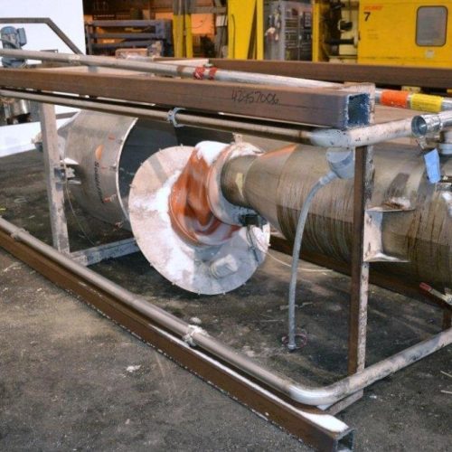 2 in Dia x 192 in L Pneumatic Conveying System w/ Pneumatic Feed Hopper