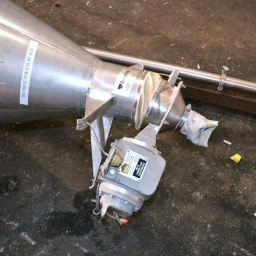 2 in Dia x 192 in L Pneumatic Conveying System w/ Pneumatic Feed Hopper