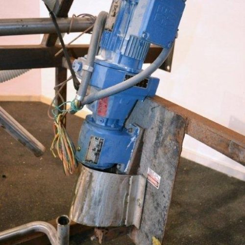 2 in Dia x 192 in L Pneumatic Conveying System w/ Pneumatic Feed Hopper