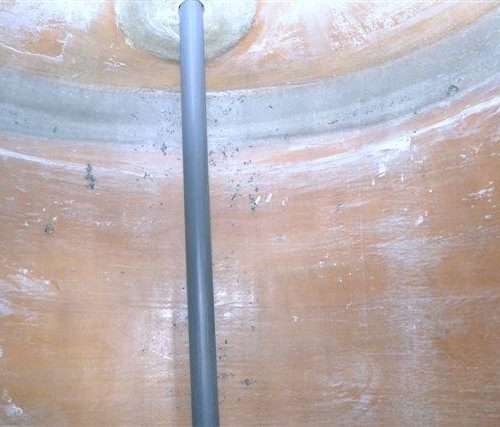 400 Gallon Ershigs Fiberglass Dish Top and Bottom Vertical Tank