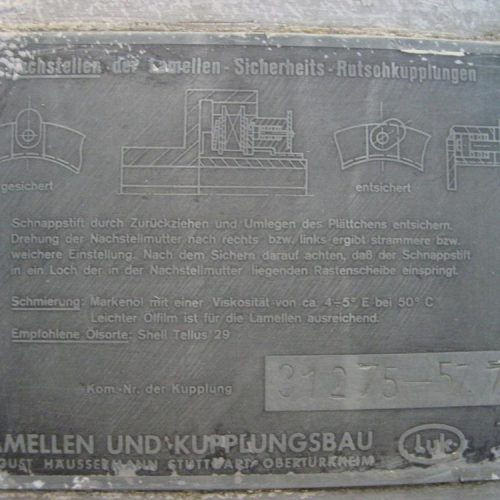 Piv-Getriebe Model A1E 76mm Labco Extruder with Guillotine